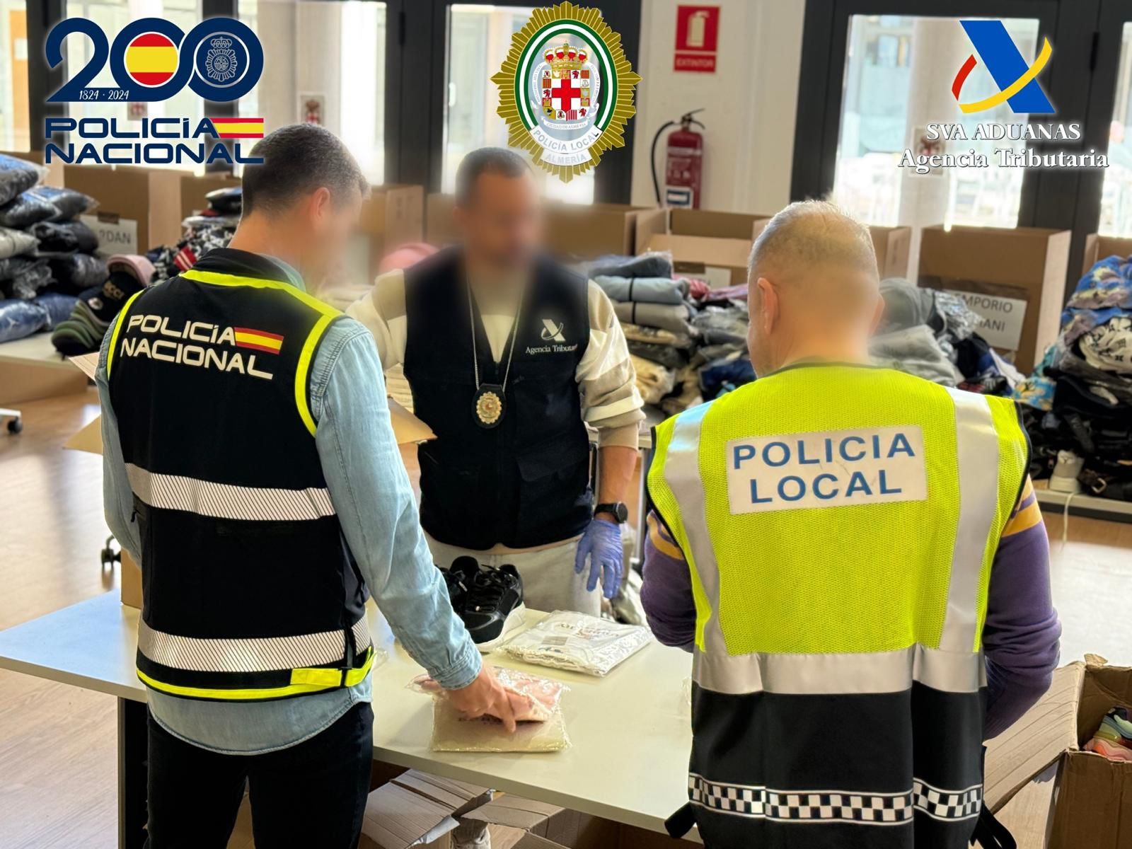 Operación conjunta de Vigilancia Aduanera, Policía Nacional y Policía Local