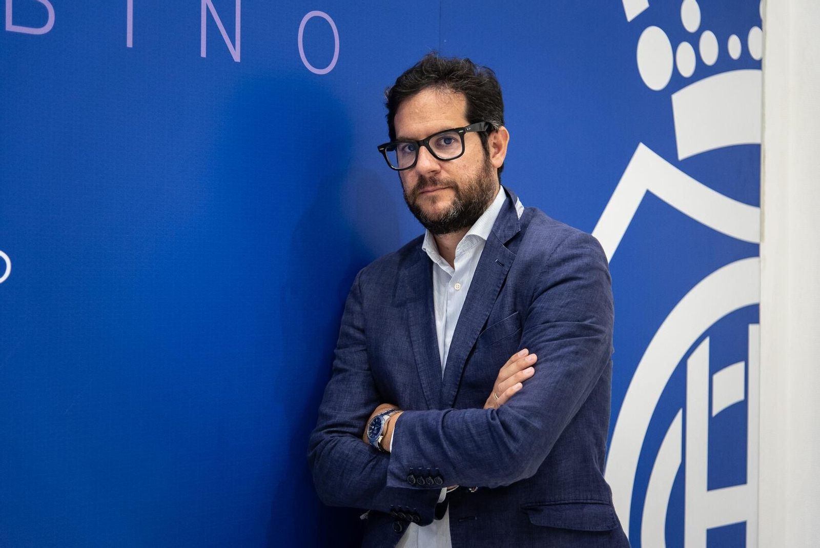 Carlos Hita, en una entrevista para Huelva Información.