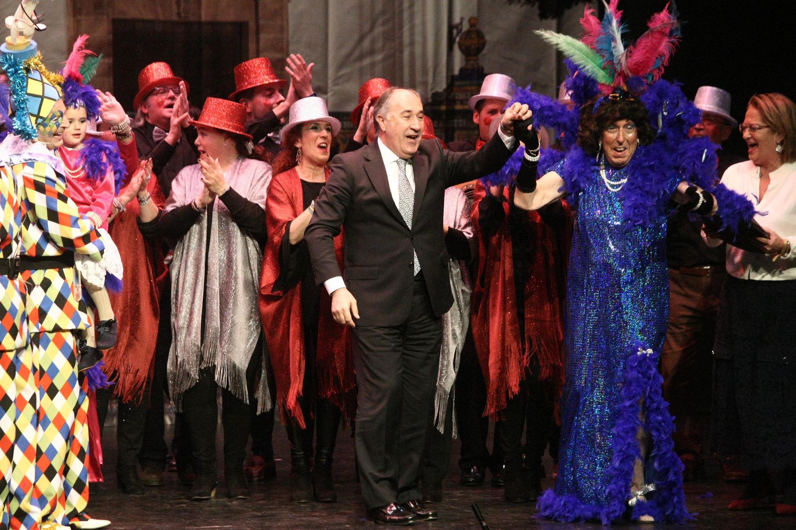 Imágenes del pregón anunciador del Carnaval de Algeciras