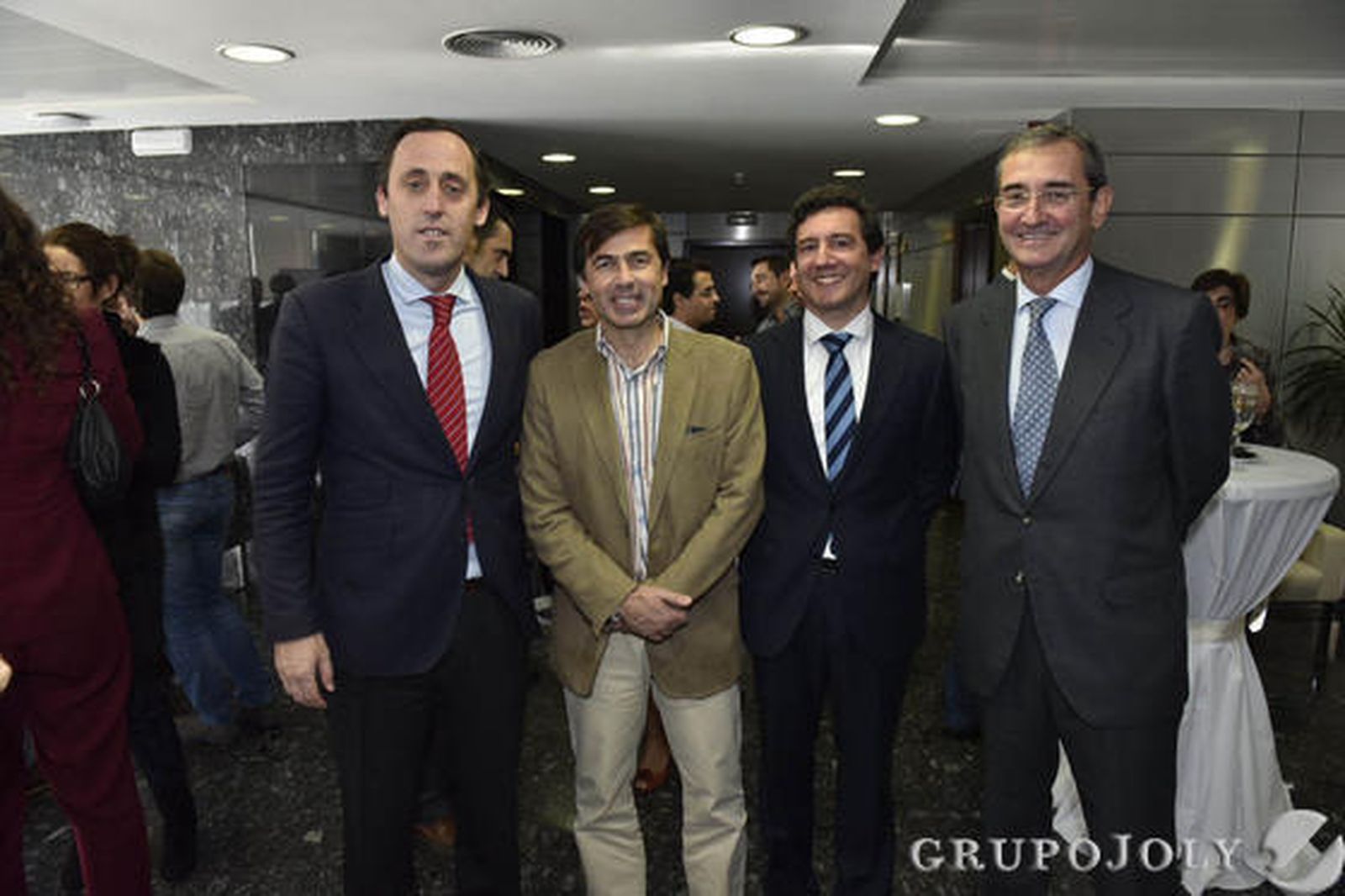 Juan Luis Muñoz Escassi, Juan Román, Ricardo Galán y Antonio Fragero.

Foto: JUAN CARLOS VÁZQUEZ