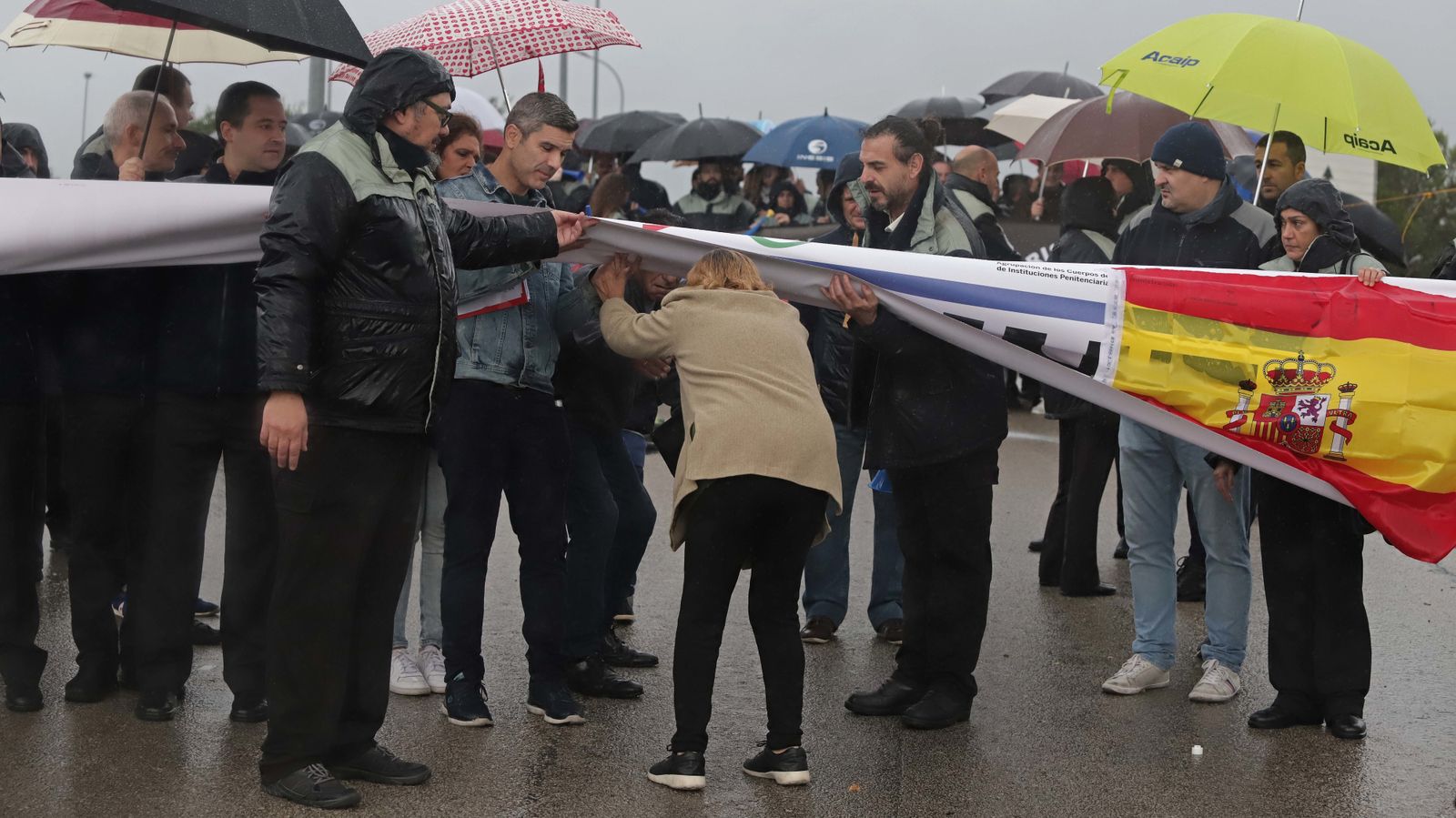 Funcionarios de Botafuegos en huelga