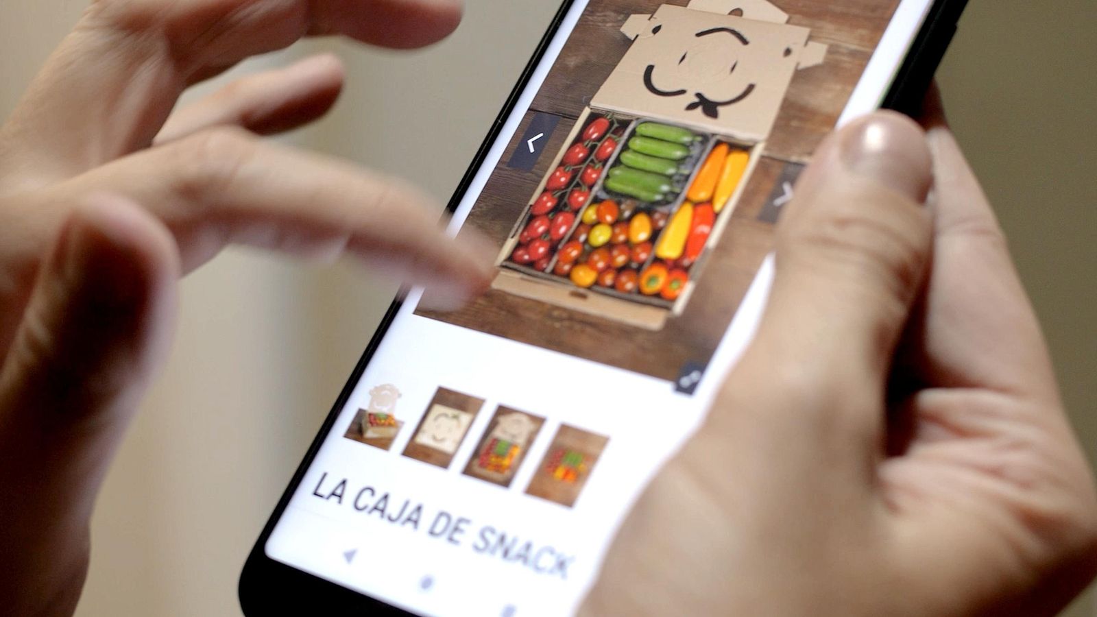 Todo disponible en la palma de la mano.