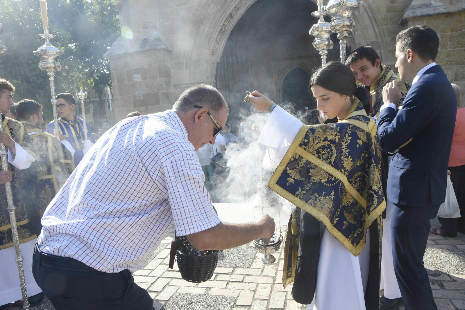 El primer traslado de la Fuensanta en el 25 aniversario de su Coronación, en fotografías