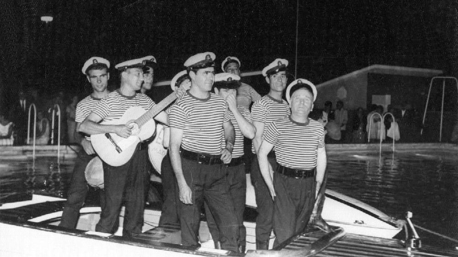 La comparsa ‘Los hombres del mar’ (1965).