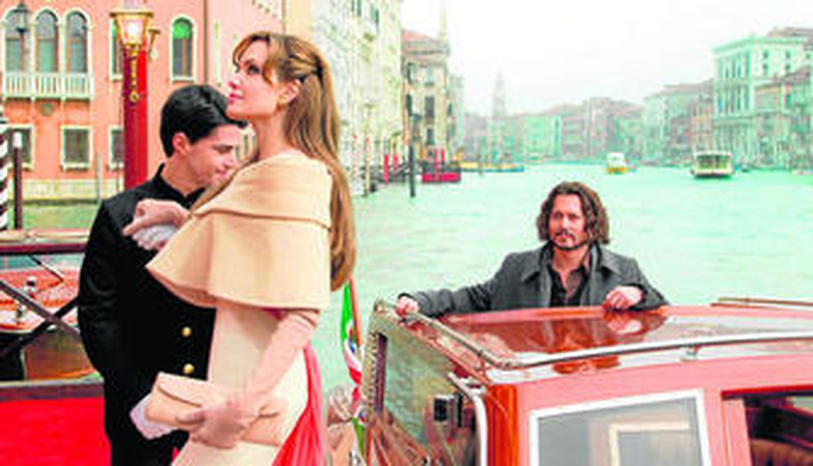 Venecia es el telón de fondo de las aventuras de los protagonistas de 'The Tourist'.
