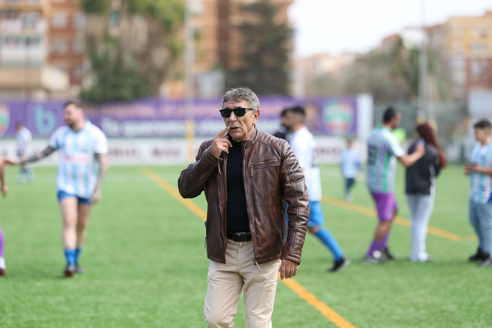 Leyendas del Málaga CF se reúnen en el césped