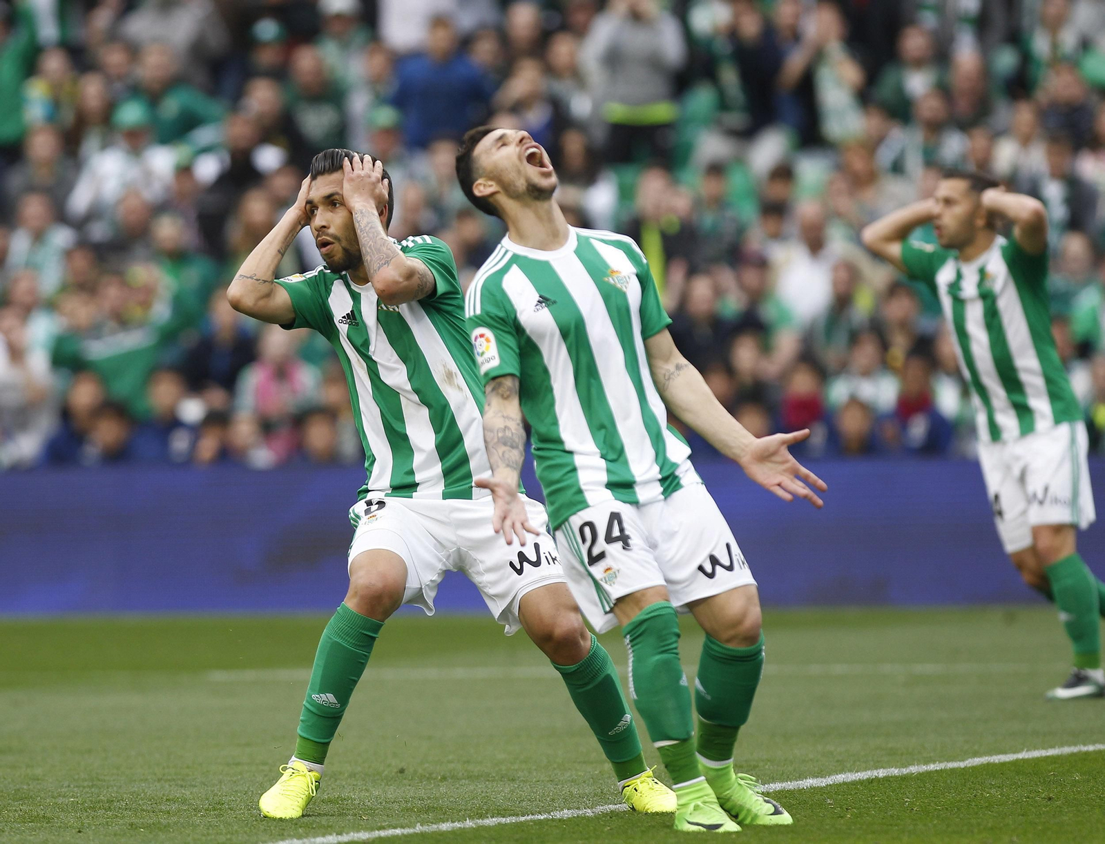 El Betis-Sevilla, en imágenes