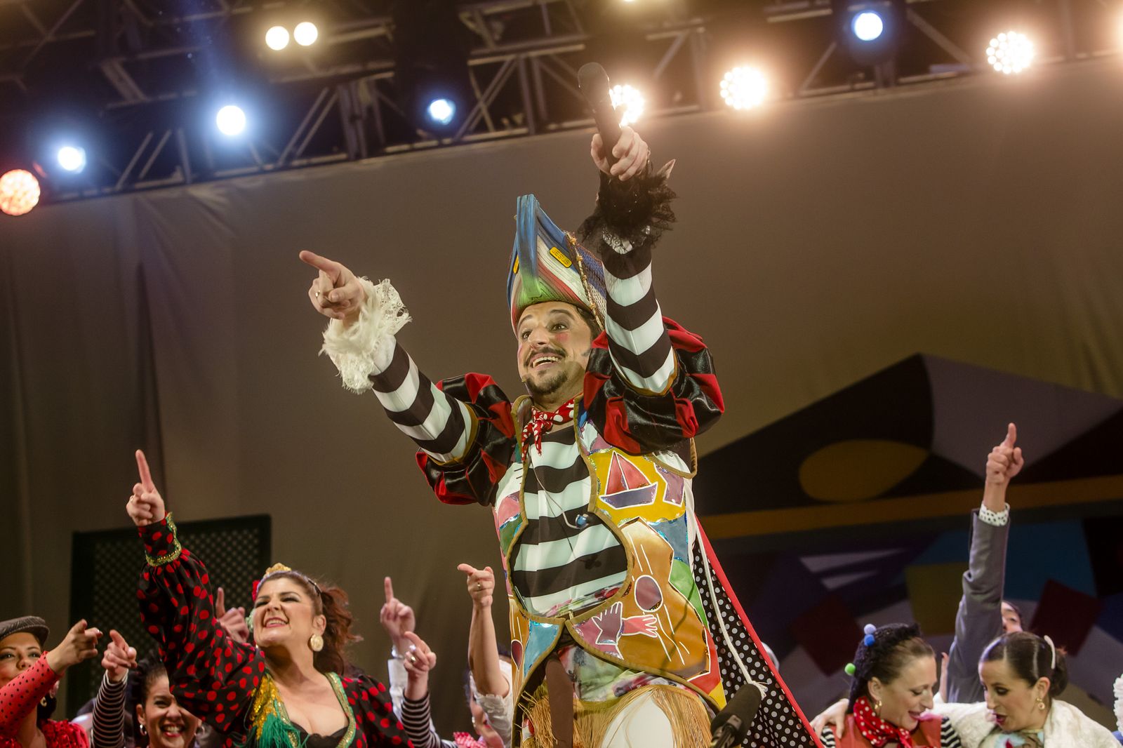 Las imágenes del pregón del Carnaval de David Palomar