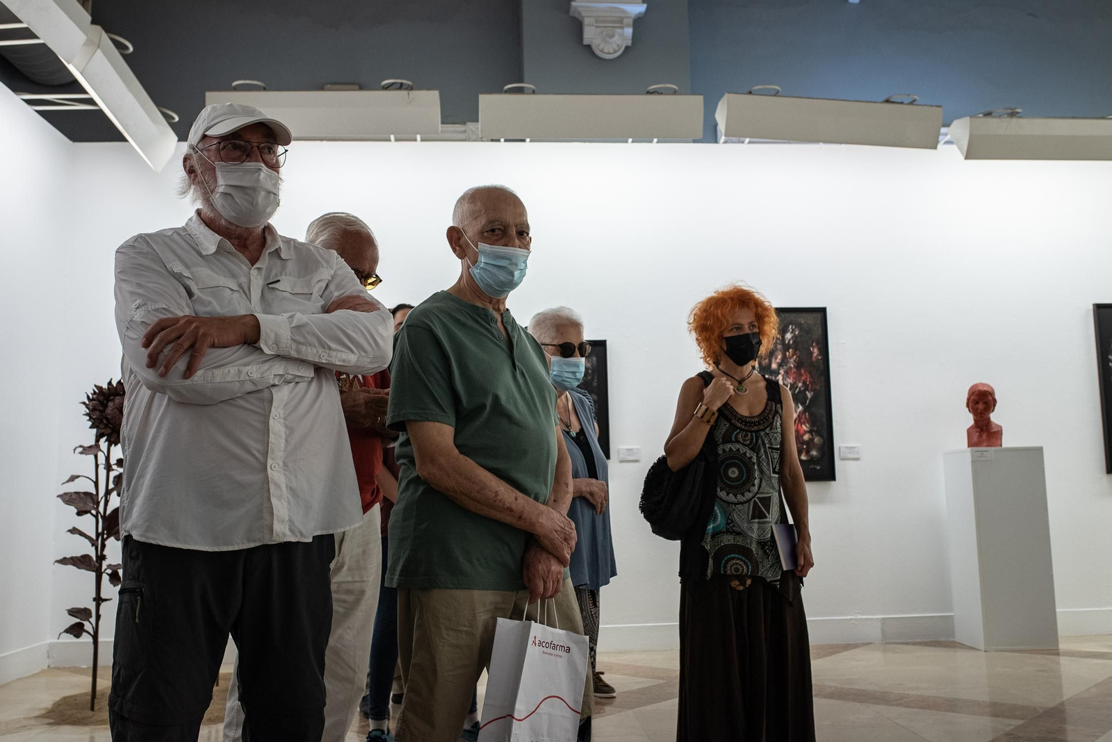 La inauguración de la exposición 'Escultura liberada. Intérpretes de la materia con Venus Petróleo' en imágenes