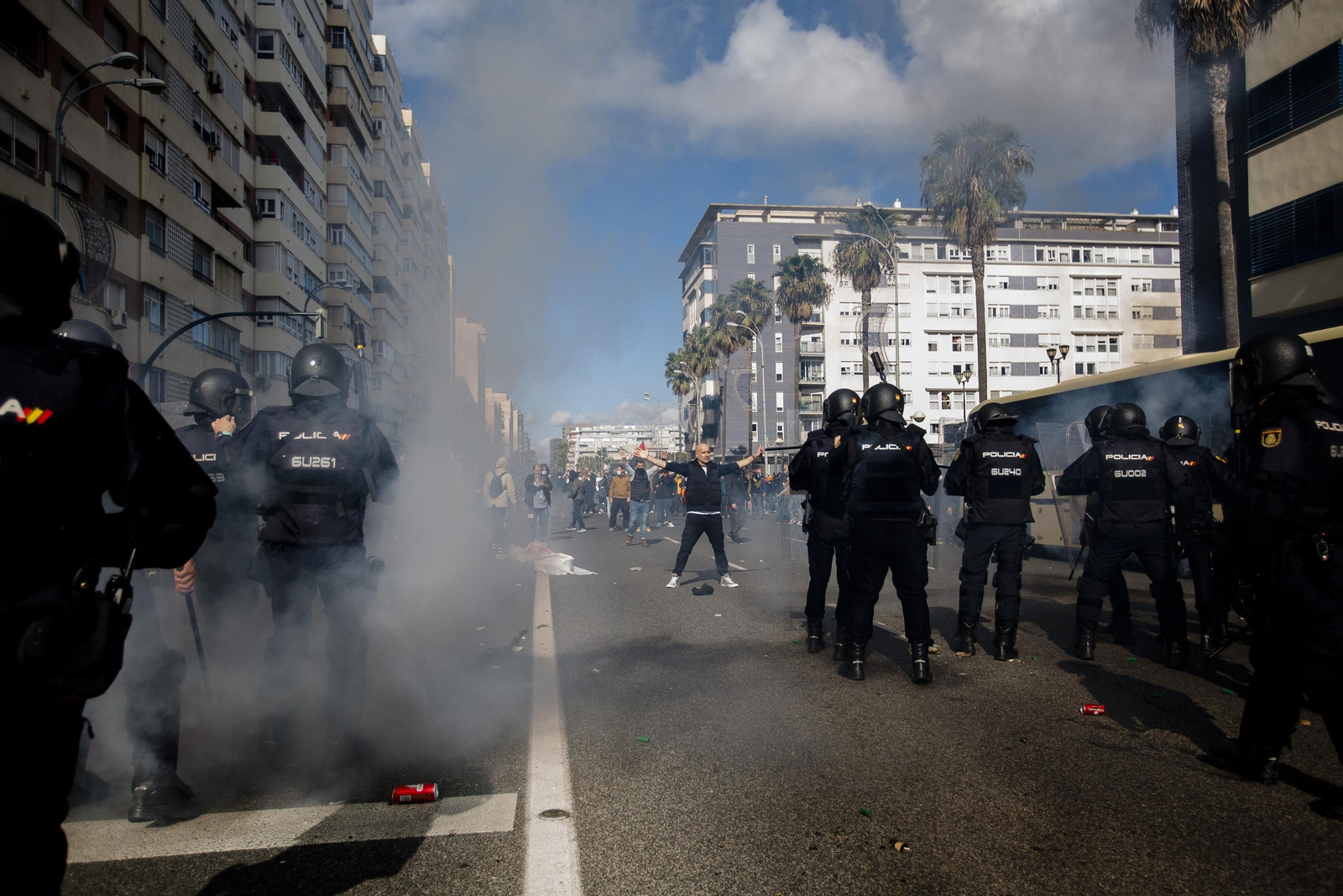 Imágenes de la manifestación por la huelga del metal
