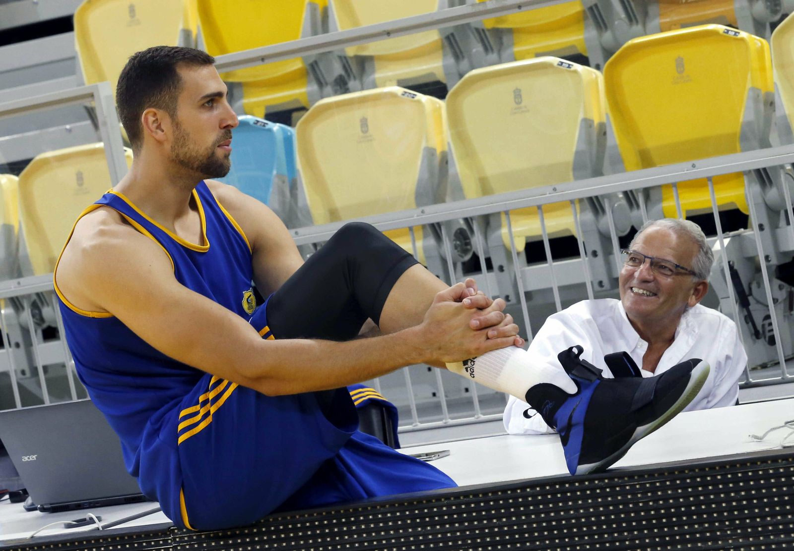 Pablo Aguilar, durante su etapa en Gran Canaria.