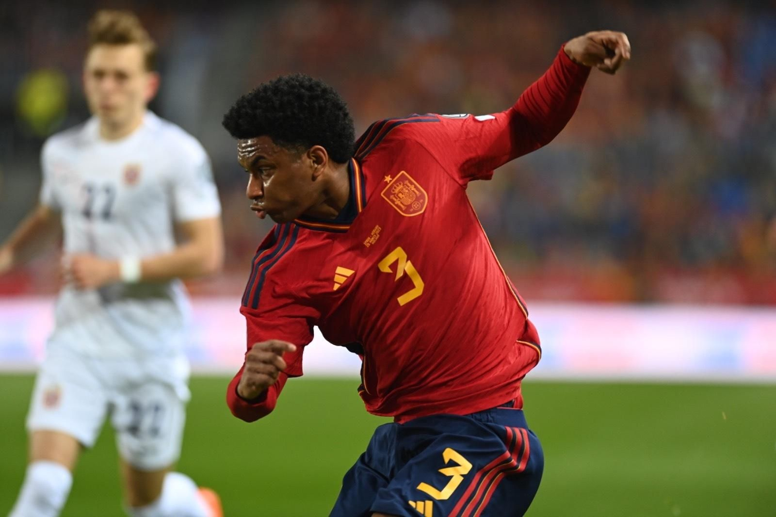 El España-Noruega de Málaga, en fotos