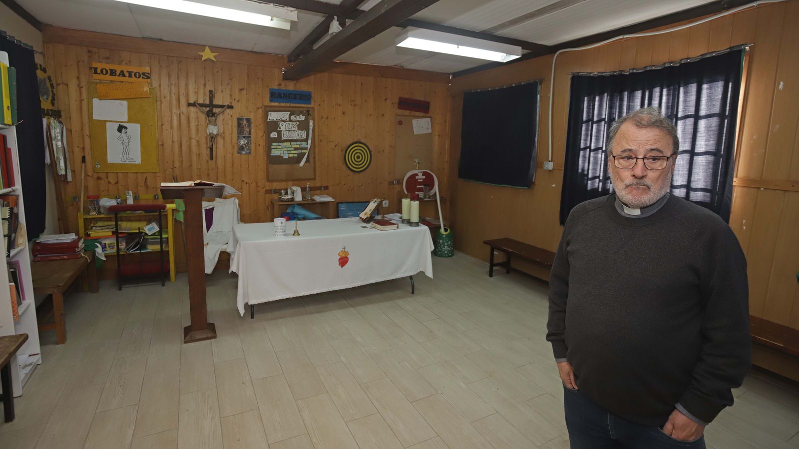 Fotos de los desperfectos en la parroquia de San Miguel en Algeciras