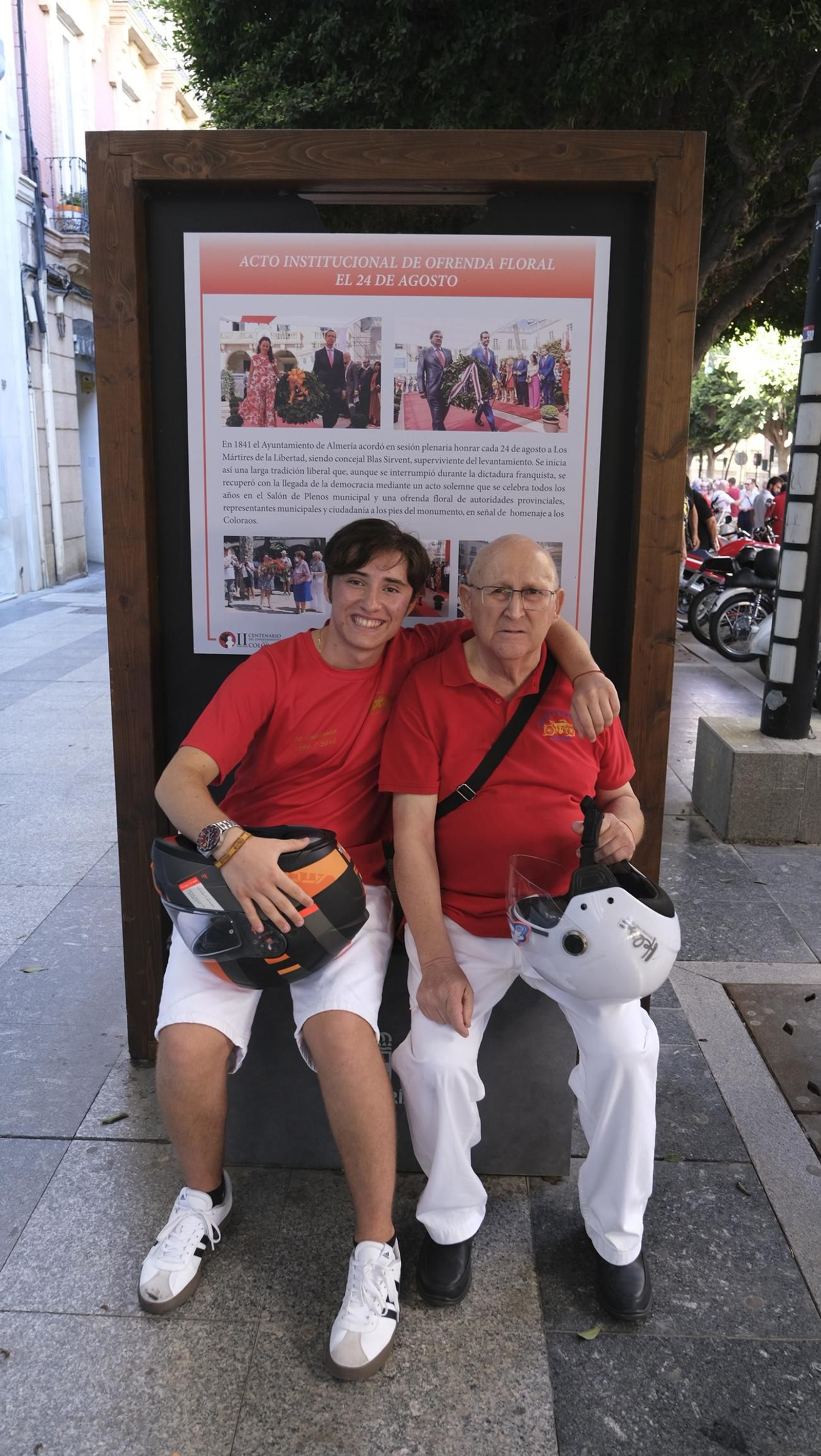 Exposición de Motos Antiguas de la Feria de Almería, en imágenes