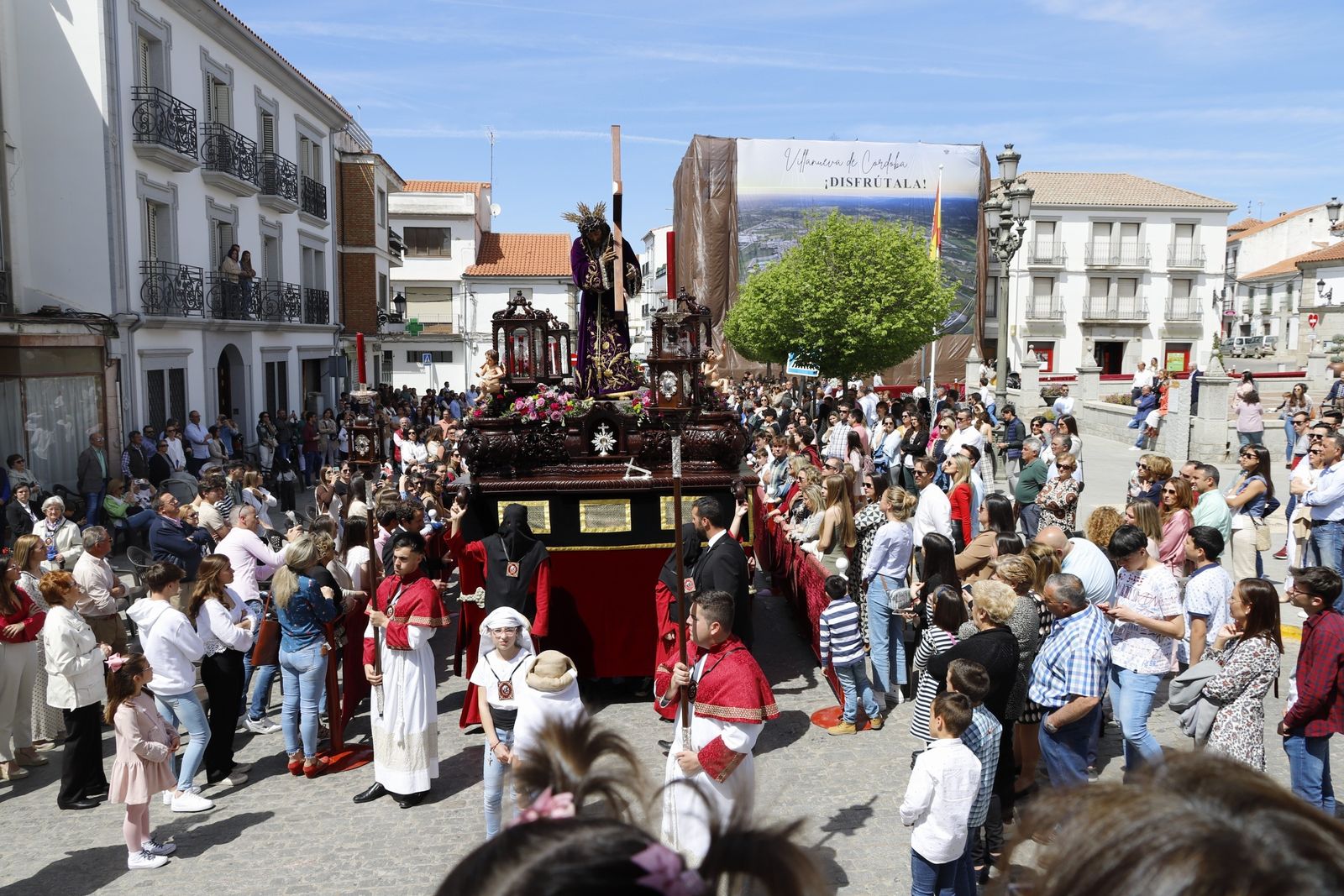 Jueves Santo en Villanueva de Córdoba: La procesión de Padre Jesús, en imágenes
