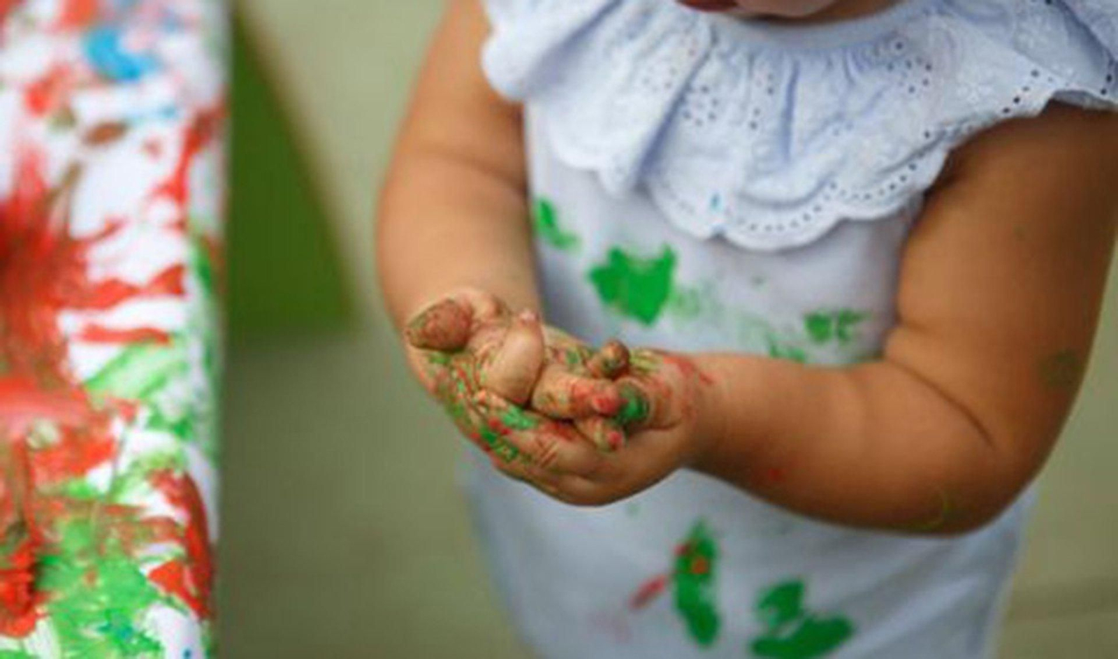Imagen de archivo de una alumna de Educación Infantil.