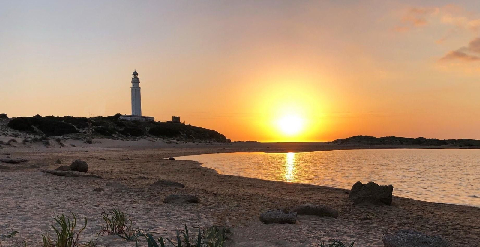 Atardecer en el Faro de Trafalgar