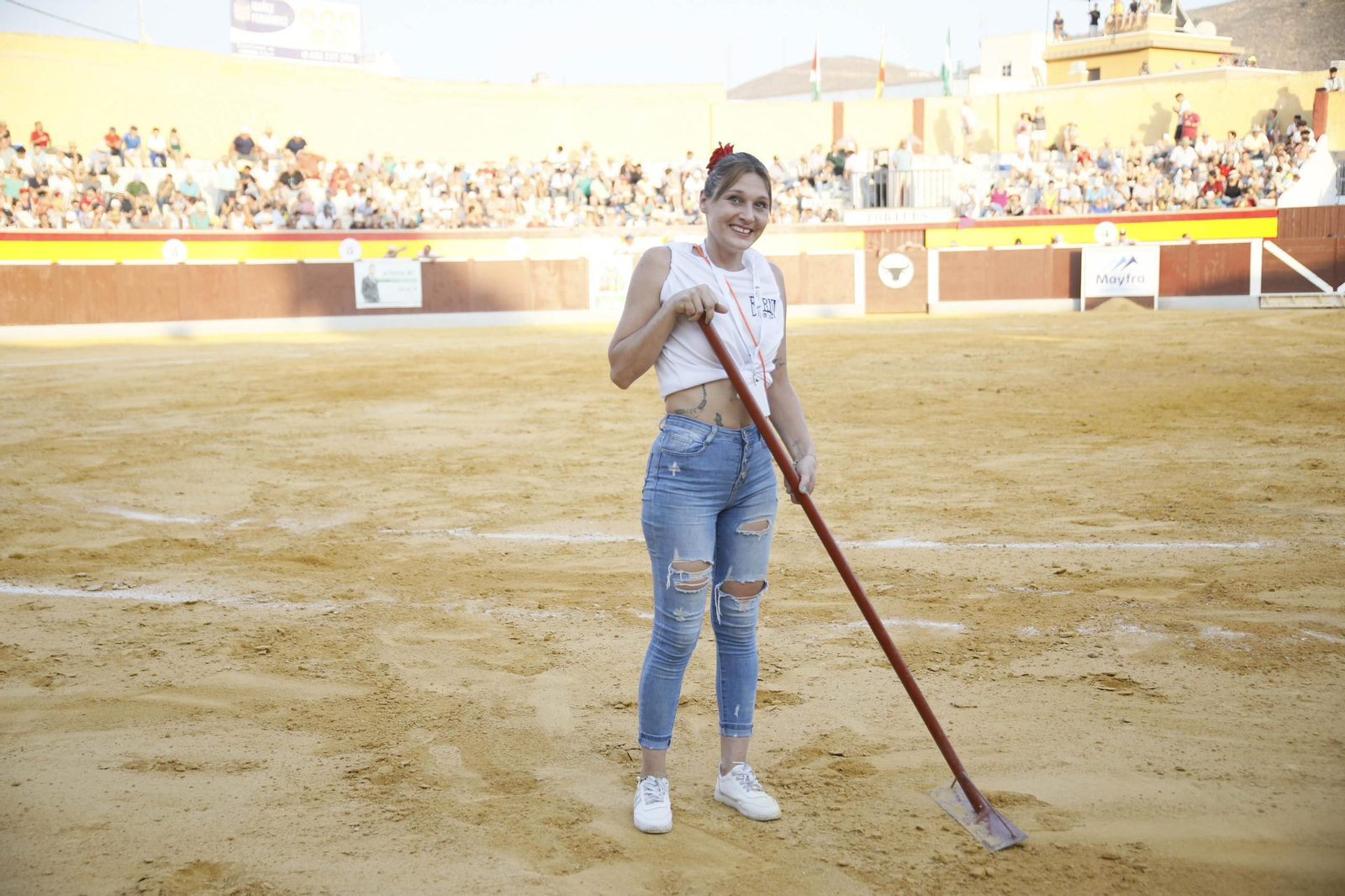 Corrida de toros Berja con un toro indultado, en imágenes
