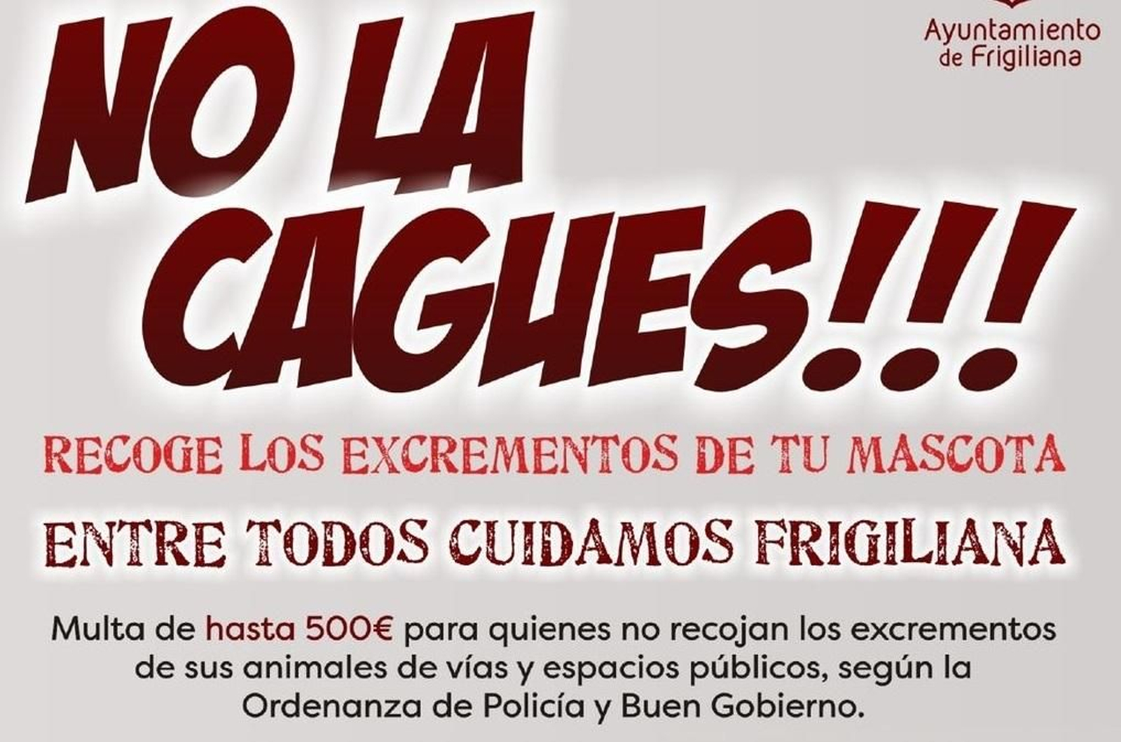 La campaña de Frigiliana para la recogida de excrementos de las mascotas La campaña de Frigiliana para la recogida de excrementos de las mascotas