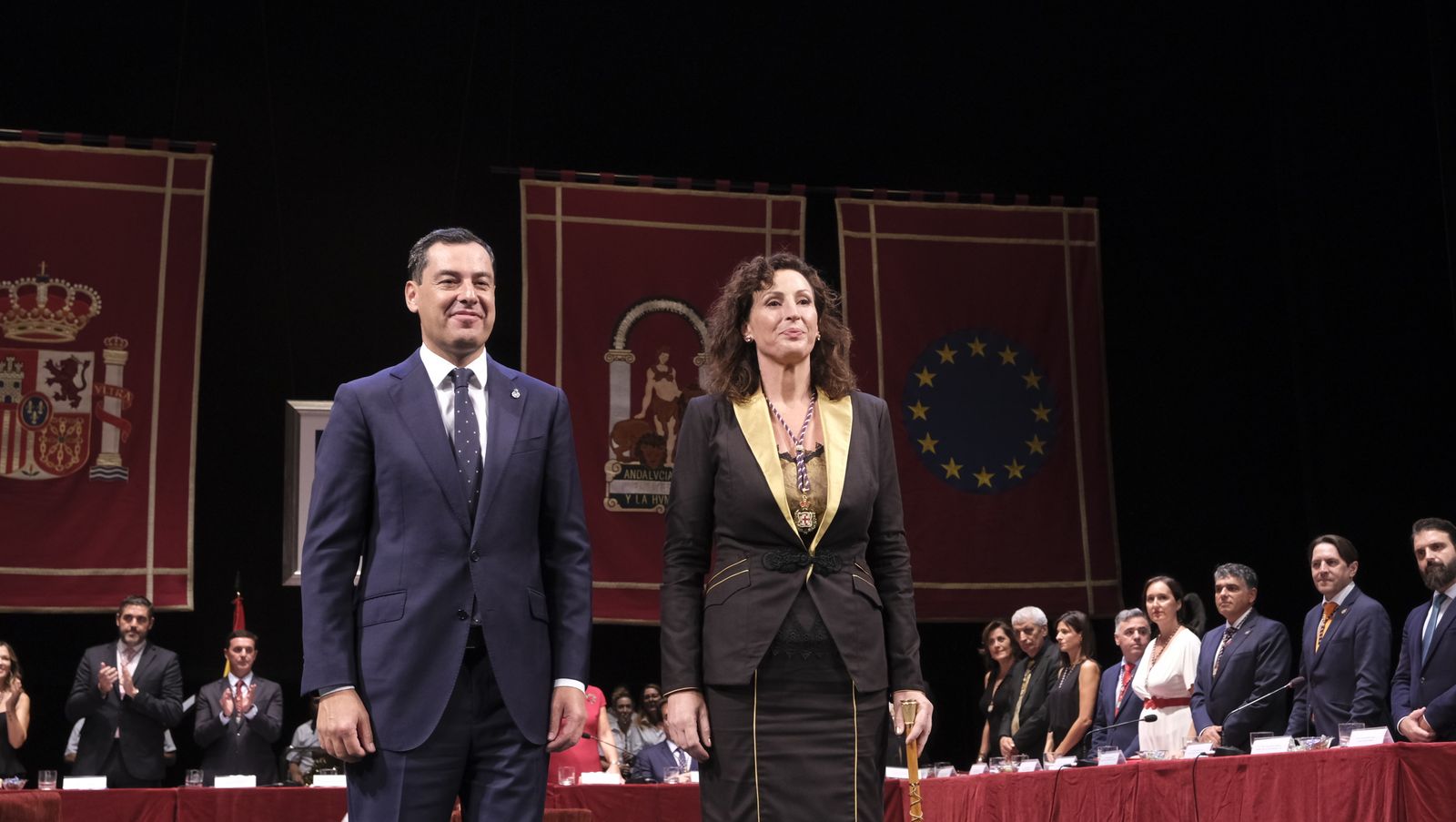 Imágenes de la investidura como Alcaldesa de Almería, de María del Mar Vázquez Agüero