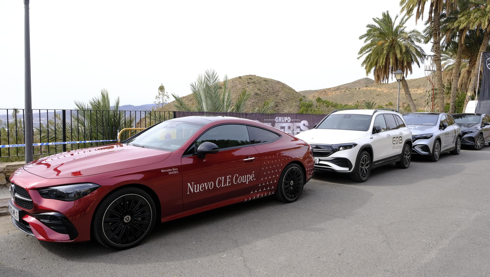 imágenes de la presentación de los nuevos Mercedes-Benz eléctricos, en SAVERES Huércal de Almería