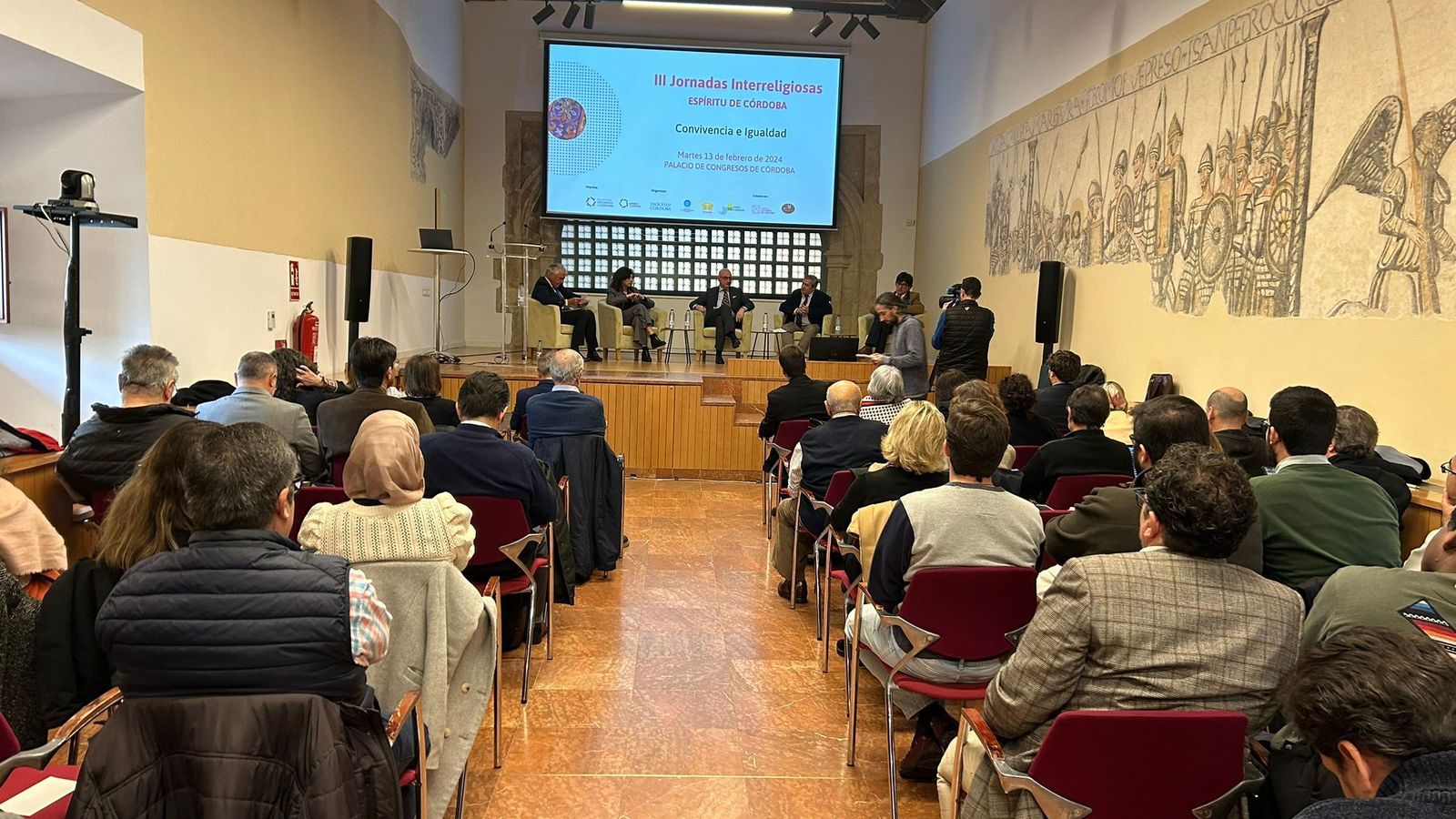 Primer módulo de las III Jornadas Interreligiosas Espíritu de Córdoba, este martes.