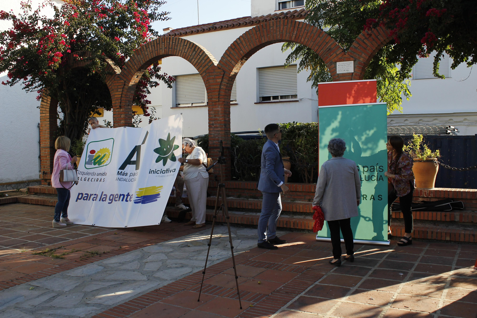 Fotos del inicio de campaña electoral en Algeciras