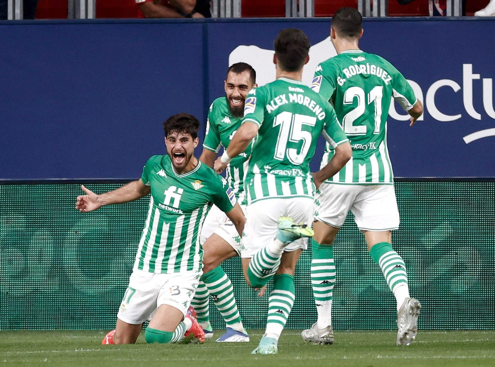 Las imágenes del Osasuna-Betis