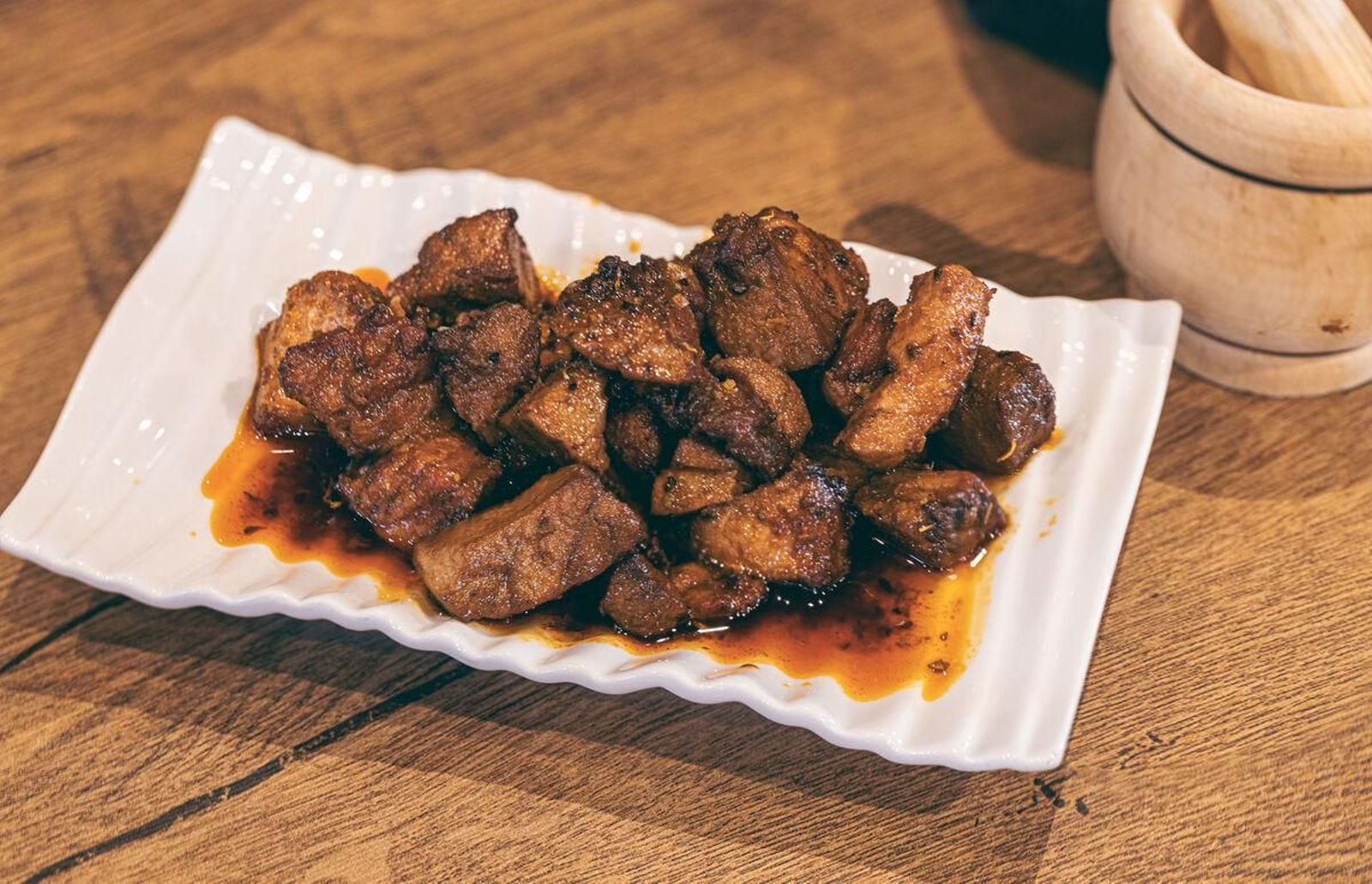 Chicharrones de atún.