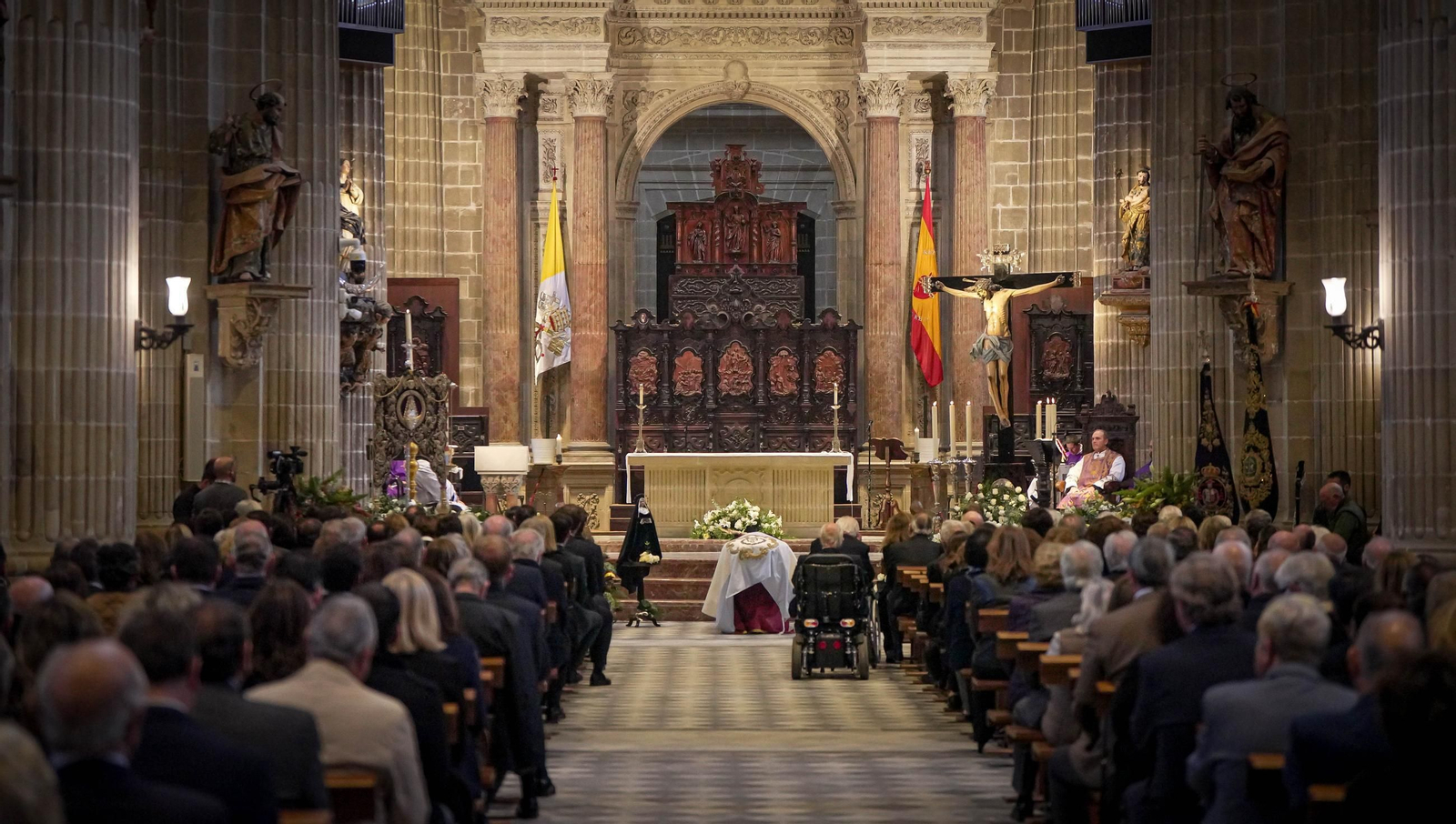Imágenes del funeral de Álvaro Domecq en la catedral de Jerez
