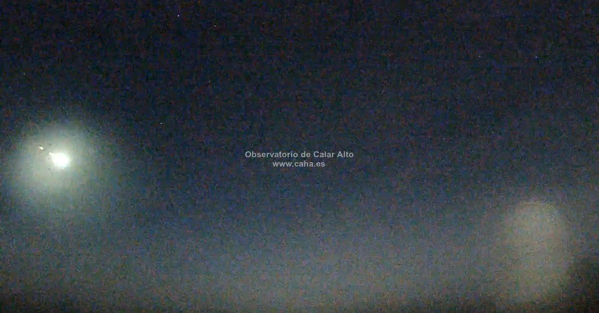 Vídeo | Bola de fuego captada por el observatorio de Calar Alto.