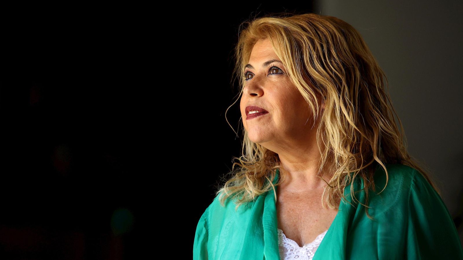 La regidora, momentos antes de la entrevista.