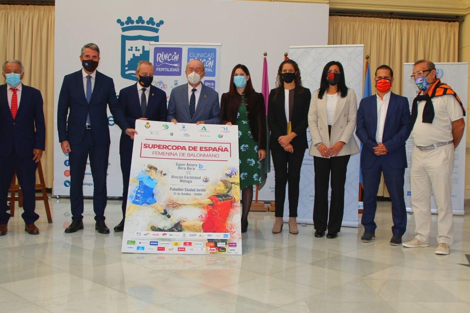 Presentación de la Supercopa de España.