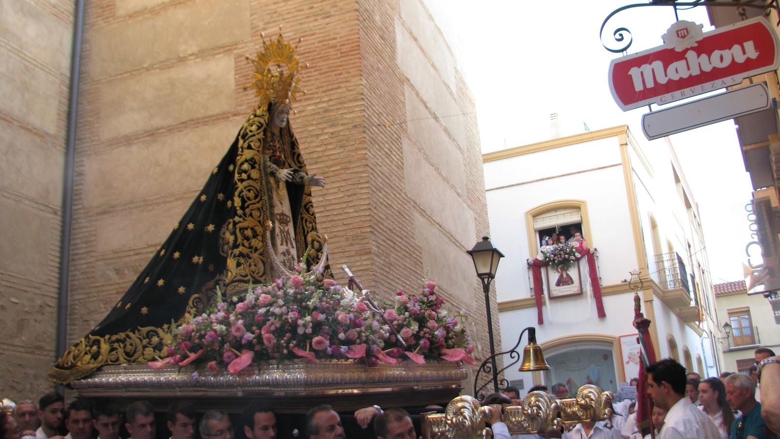 Procesión de la Virgen de las Angustias en Vera.
