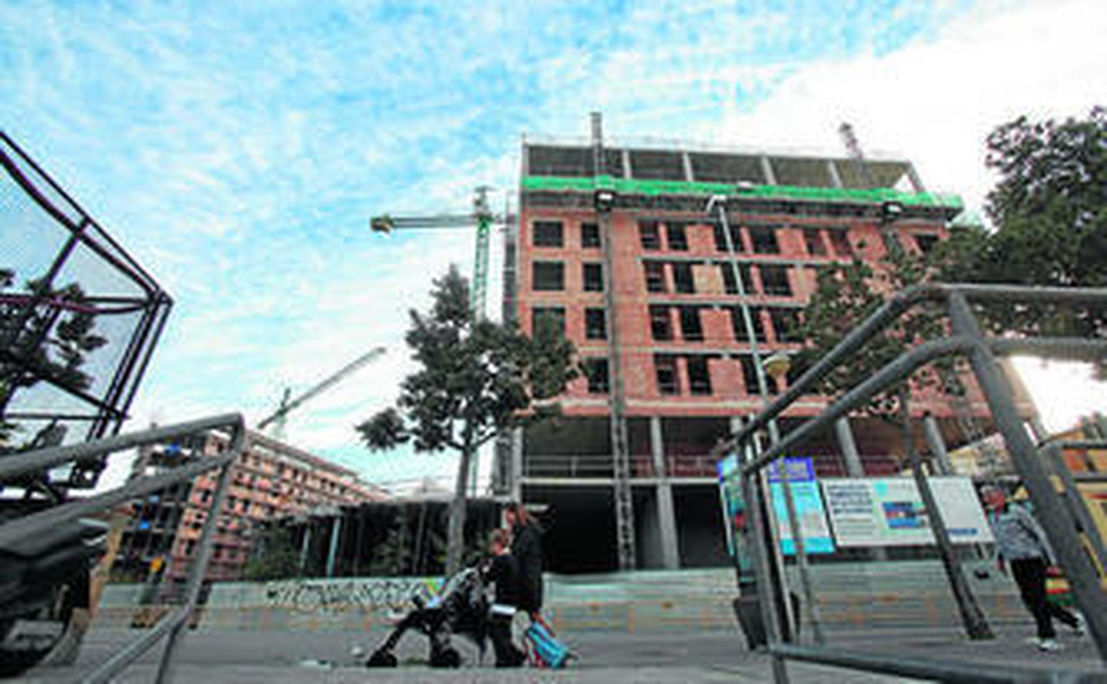 Imagen de una promoción de viviendas.