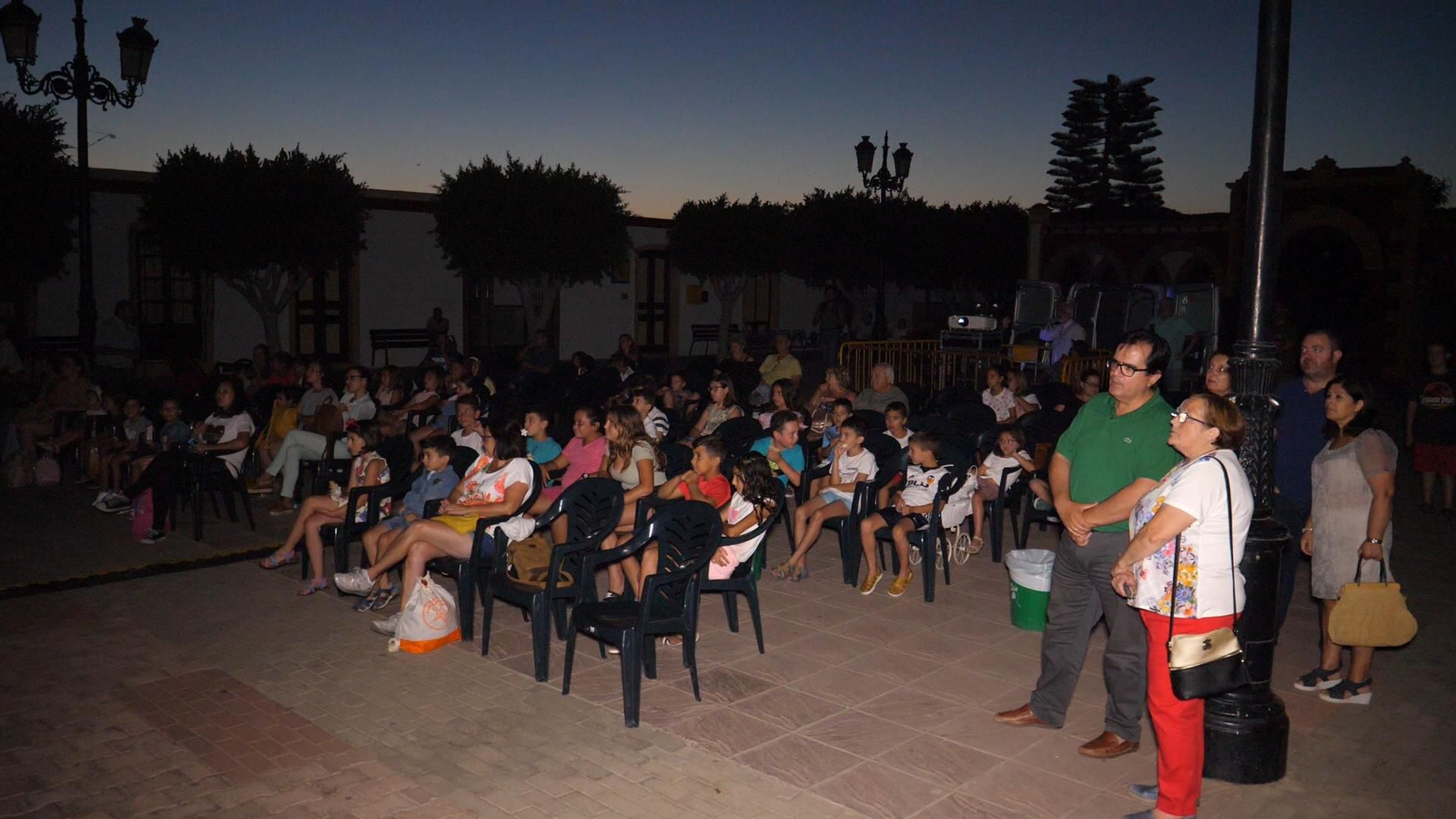 Antonio Jesús Rodríguez asiste a una de las proyecciones.