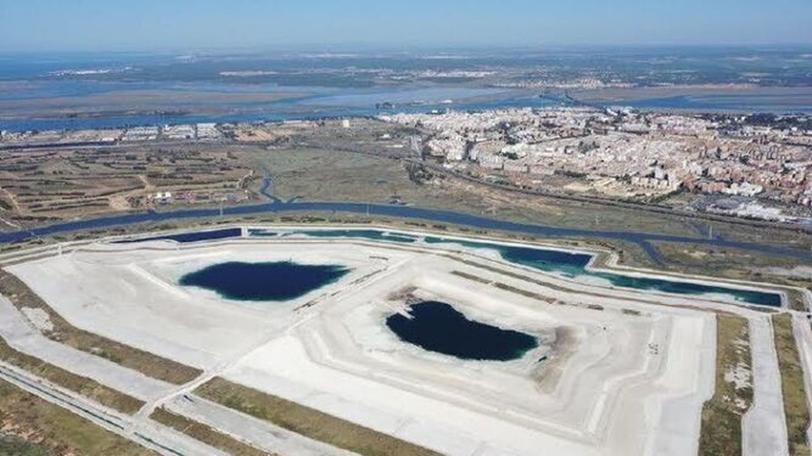 Fosfoyesos en Huelva.