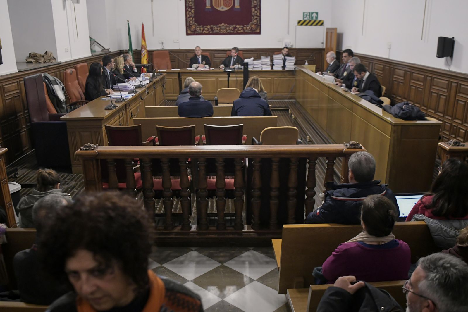 Una de las primeras sesiones del juicio.