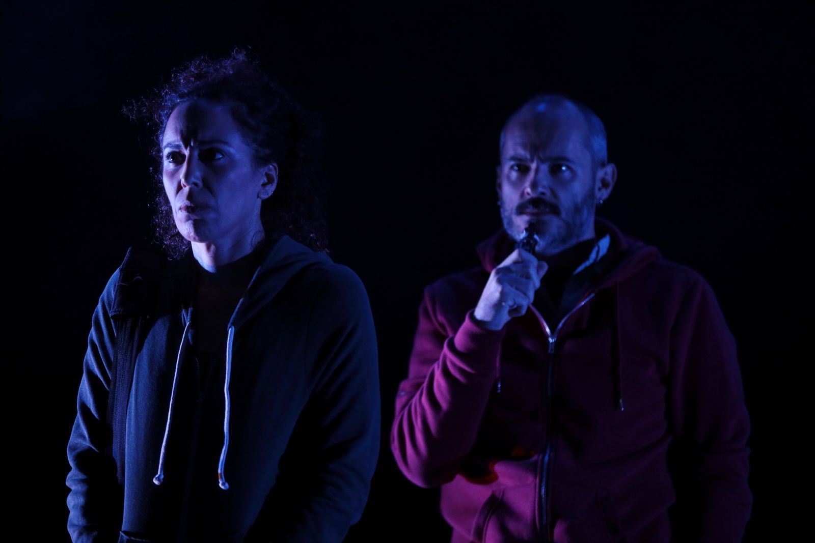 Bea Ortega y Migue López en un momento de 'Simiente'