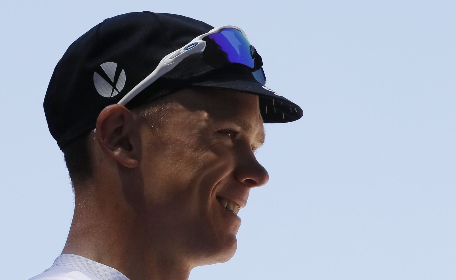 Chris Froome, sonriente