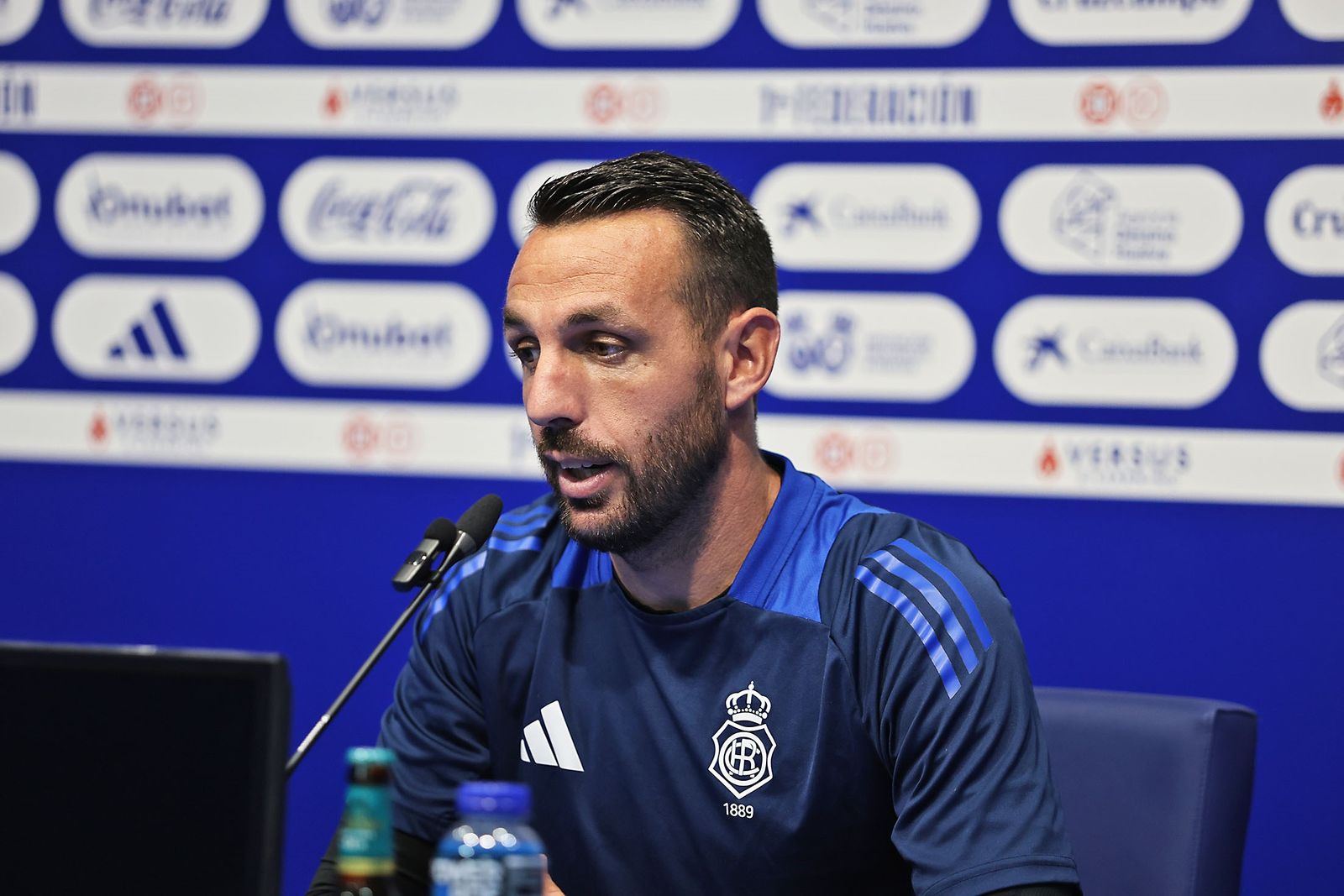 Rubén Gálvez, en sala de prensa.