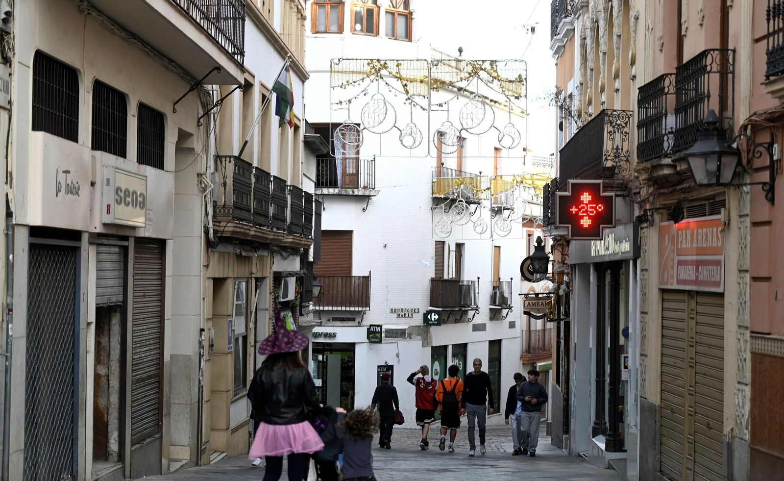 Luces de Navidad en el centro de Córdoba