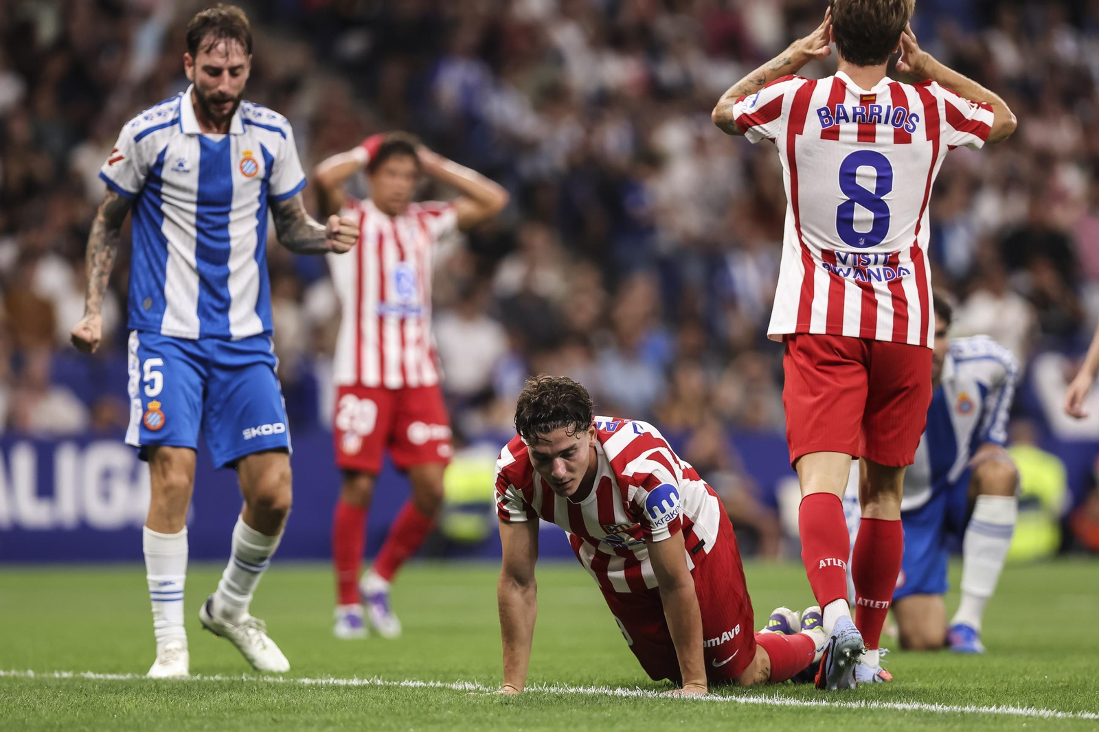 Las fotos del Espanyol - Atlético de Madrid