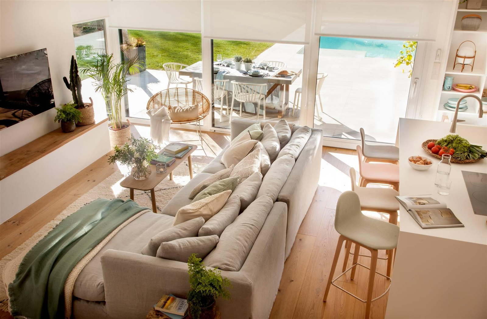 Un salón captado por contenidos de 'El Mueble'