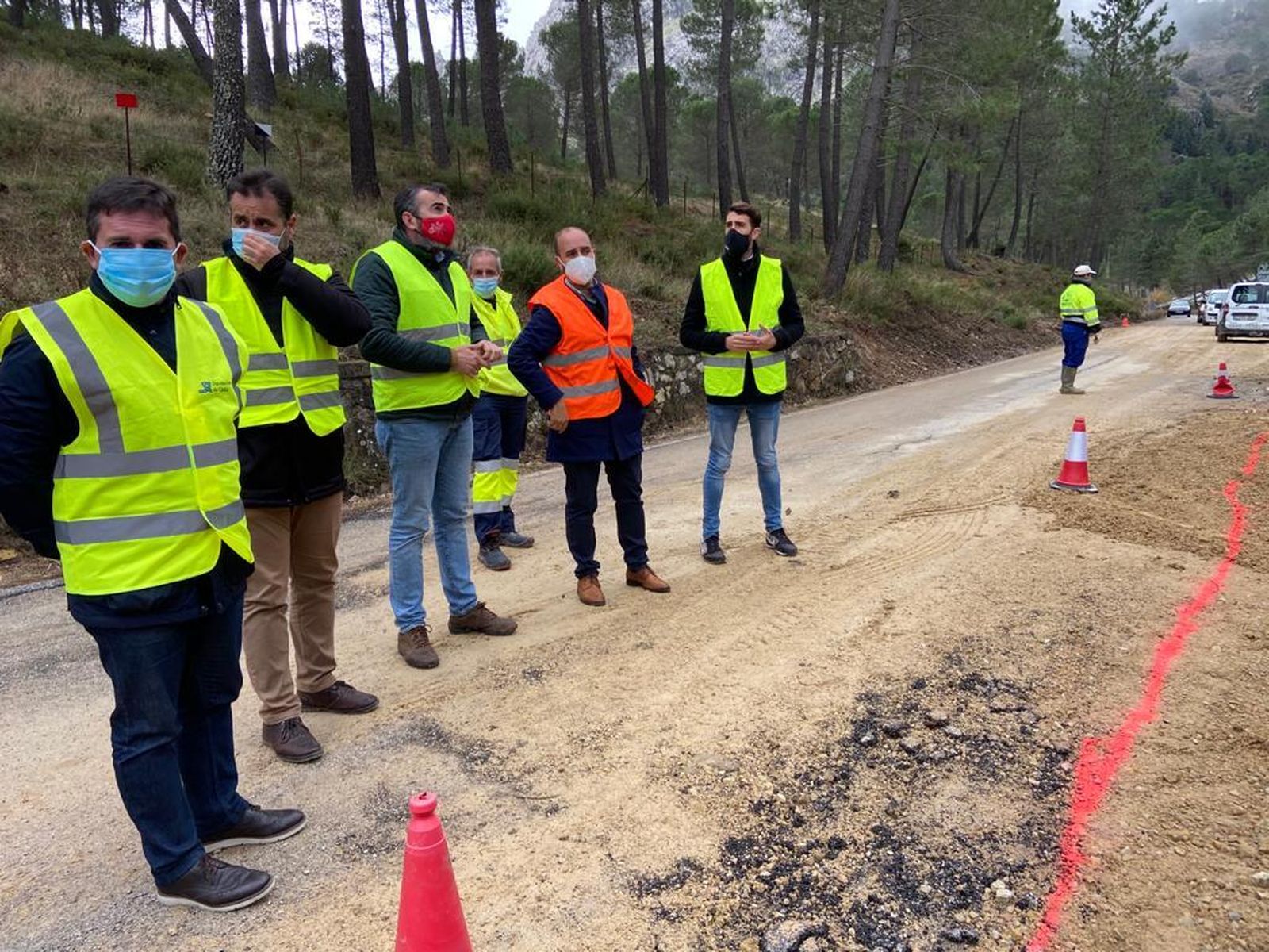 La Diputación de Cádiz hizo reparaciones en  17 carreteras en 2020 por 1,4 millones de euros.