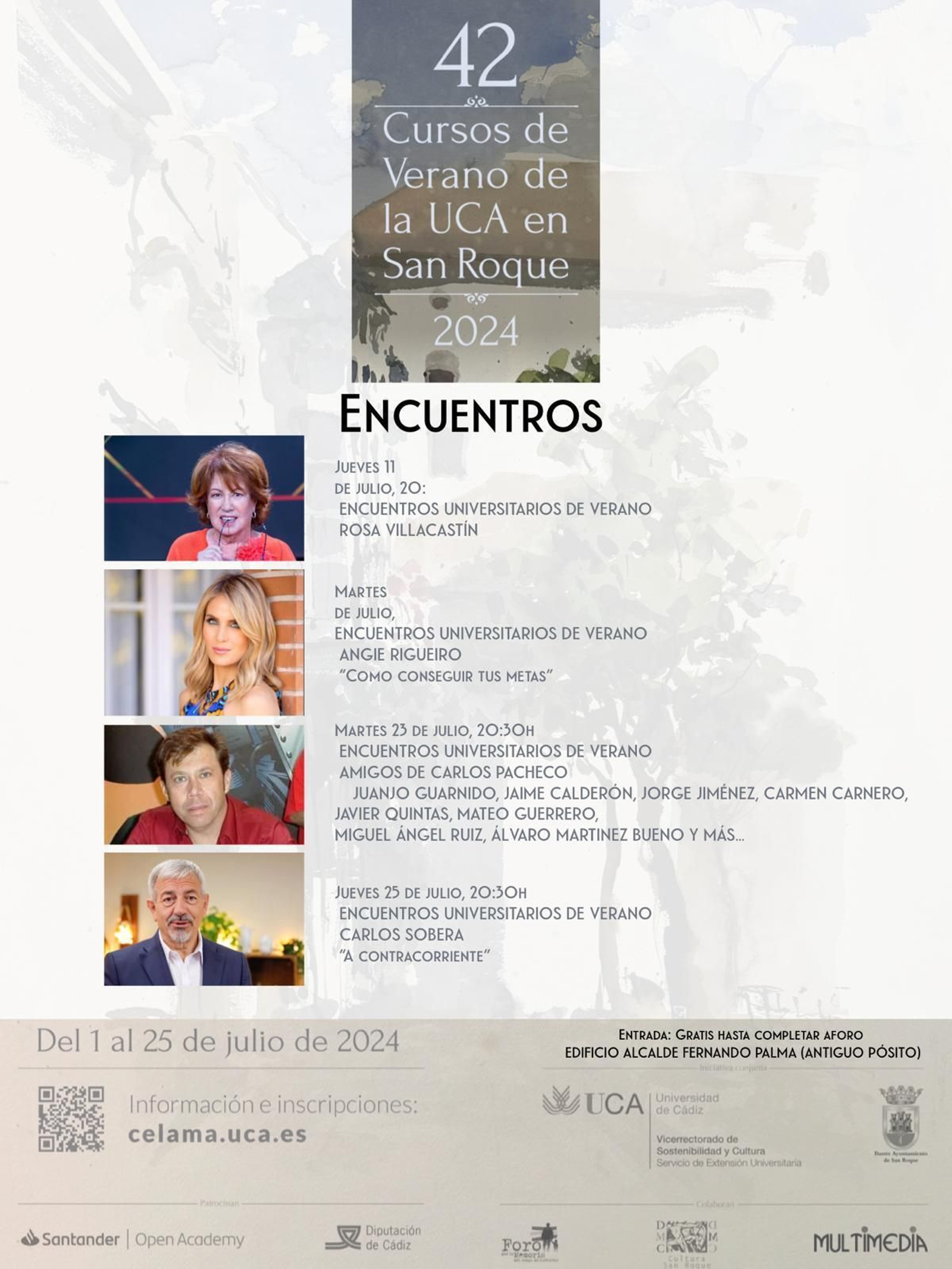 Programa de encuentros en los Cursos de Verano