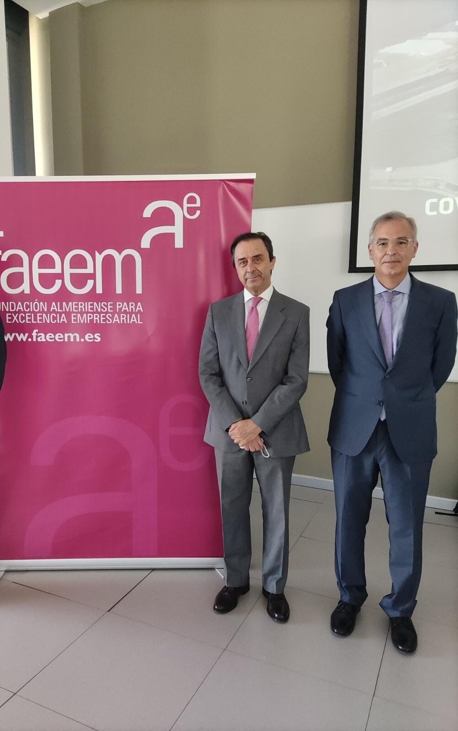 Ricardo Delgado, presidente y Antonio Carmona, director general de COVAP.