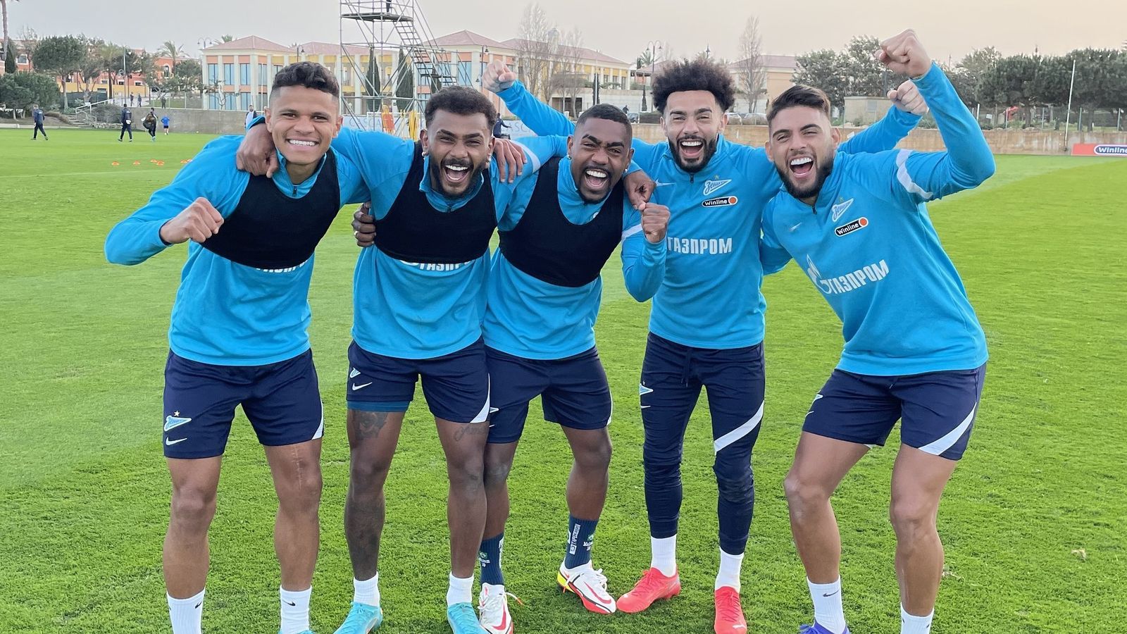 Los brasileños del Zenit.