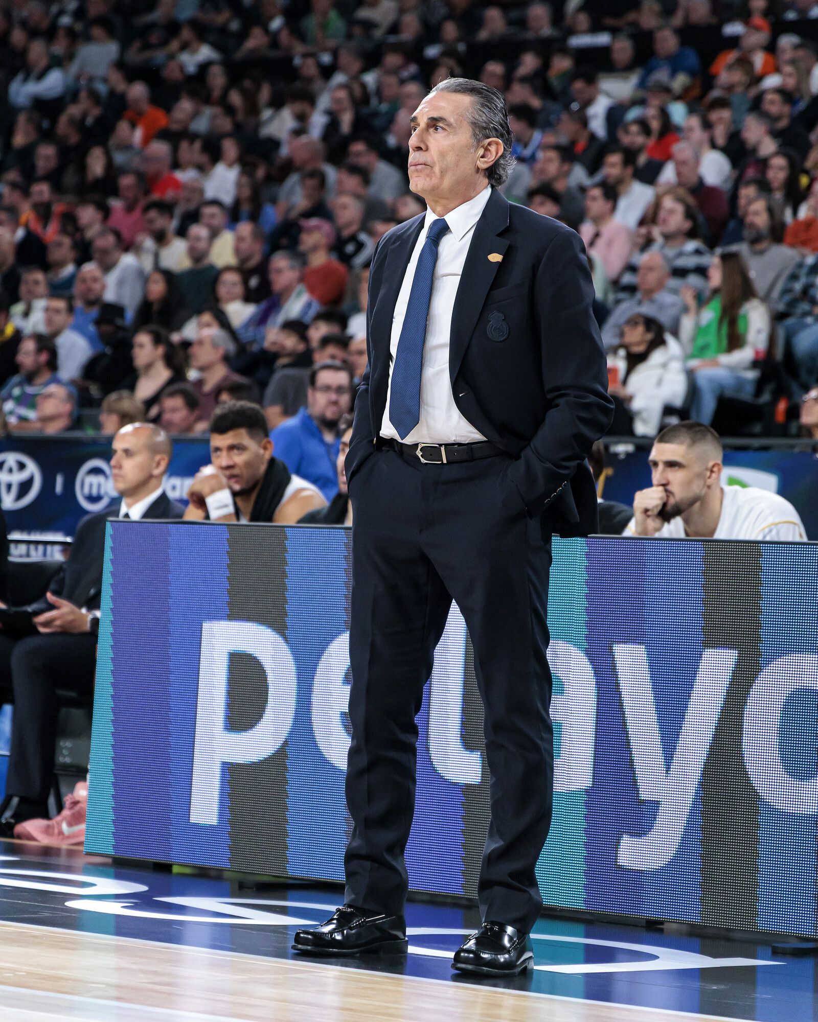 Sergio Scariolo, durante el partido.