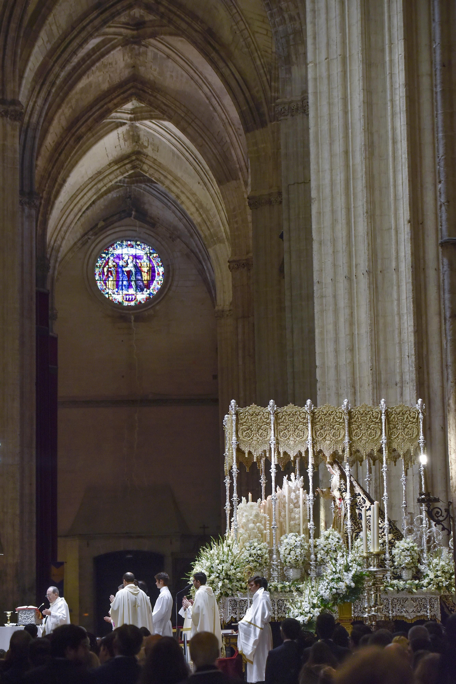 Las imágenes de la misa de acción de gracias